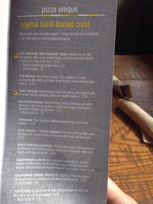 Menu photo 8 California Pizza Kitchen Houston, TX