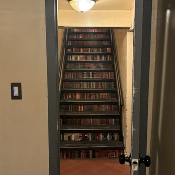 Book Club Bar - Stairs - Bookstores Near Me - New York, New York