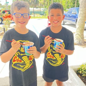 Dairy Queen Store - Kids loving their Blizzards! - Ice Cream & Frozen Yogurt Near Me - New Smyrna Beach, Florida