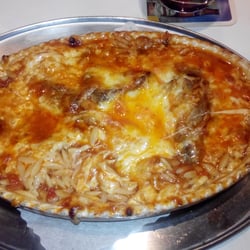 Zum Niko - Lammfilet mit Nudeln und Käse überbacken