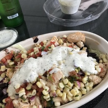 Taco Time - chopped Salad with Chicken $8.39 cilantro lime dressing delish - Mexican Near Me - Monroe, Washington