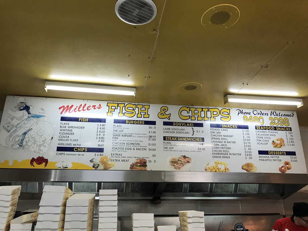 MILLERS FISH & CHIPS 131 Miller St, Thornbury Victoria, Australia Fast Food Restaurant