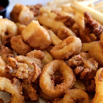 Woodies Cafe - Calamari - Seafood Near Me - Santa Cruz, California Woodies Cafe - Calamari - Seafood Near Me - Santa Cruz, California