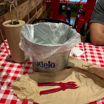 Lowcountry South Loop - Bucket and utensils for shells - Cajun/Creole Near Me - Chicago, Illinois Lowcountry South Loop - Bucket and utensils for shells - Cajun/Creole Near Me - Chicago, Illinois