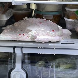 Baskin-Robbins - Do not put perfect ice cream cake in the fridge!!