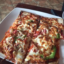 Pizza viande fumée