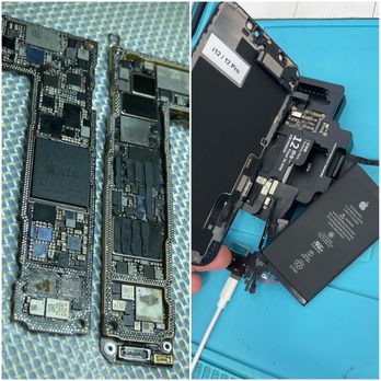 iG Repairs - iPhone 12 Pro liquid damage, data recovery. Not charging. Not turning on. Micro-soldering. - IT Services & Computer Repair Near Me - San Fernando, California