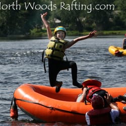 North Woods Rafting - Family friendly!  Children as young as 2 are allowed on some trips!