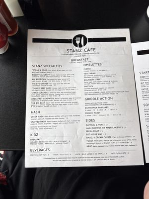 Menu photo 1 Stanz Cafe Grand Haven, MI Menu photo 1 Stanz Cafe Grand Haven, MI
