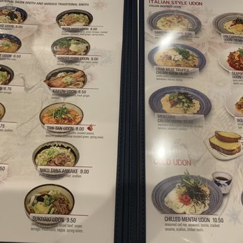 Ishin Udon - Menu - Japanese Near Me - Houston, Texas