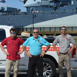 Bugno Pest Control - The technicians you will see come to your house. From left to right (DJ Mugno, Dennis Mugno (Founder), Jaeden Brown).
