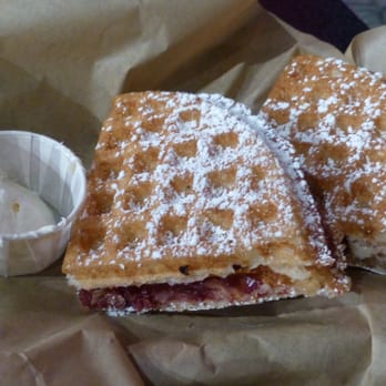 Bruxie - Red bean waffle - Breakfast & Brunch Near Me - Brea, California