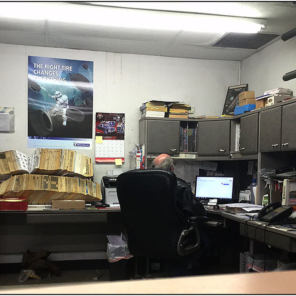 Benson's Wheel Alignment & Service - Taken standing at the counter - Auto Repair Near Me - Webster, Texas
