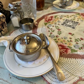 Tea Room - Soup in cute little pot! - Desserts Near Me - Miami, Florida