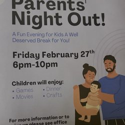 Notre Dame Infant Center & Preschool - Parent's Night Out