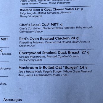Red's Table - Price on menu - New American Near Me - Reston, Virginia Red's Table - Price on menu - New American Near Me - Reston, Virginia