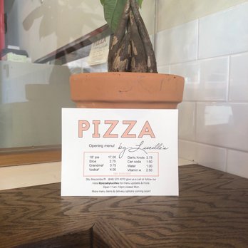 Pizza by Lucilles - Opening menu - Pizza Near Me - New York, New York