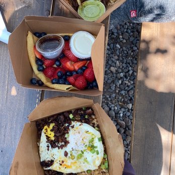 Onefold - Fam this stuff is gooooood. Breakfast fried rice, tacos, crepes - Breakfast & Brunch Near Me - Denver, Colorado