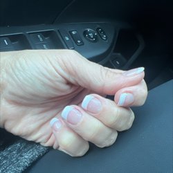 Professional Nails - French manicure with clear