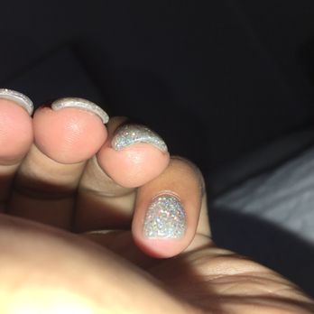 Dc Nails - SNS is supposed to be thin and durable like a natural nail, not thick like acrylic - Nail Salons Near Me - Mcdonough, Georgia