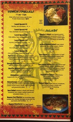 Menu photo 2 Los Panchos Pikeville, TN Menu photo 2 Los Panchos Pikeville, TN