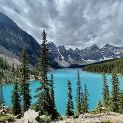 Moraine Lake - Moraine Lake with Valley of the Ten Peaks