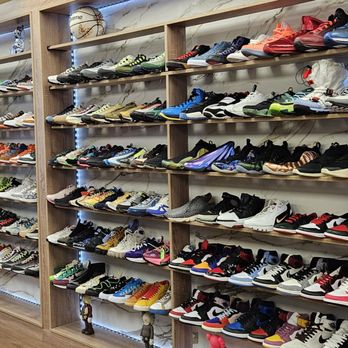 Leo's Footprint - Wall of kicks - Shoe Stores Near Me - Bloomfield, New Jersey Leo's Footprint - Wall of kicks - Shoe Stores Near Me - Bloomfield, New Jersey