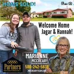 Partners Real Estate Professionals - Buyers, Jagar and Hannah purchased their first home with Marianne McCreary