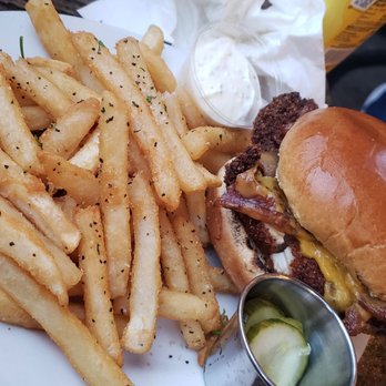 Twenty Tap - Chicken sandwich, plain, added cheese and bacon - Bars Near Me - Indianapolis, Indiana Twenty Tap - Chicken sandwich, plain, added cheese and bacon - Bars Near Me - Indianapolis, Indiana