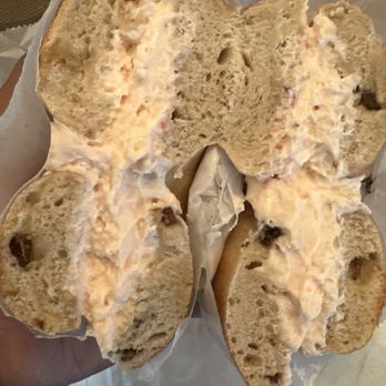 Teaneck Road Hot Bagels - Cinnamon raisin bagel with strawberry cream cheese - Delis Near Me - Teaneck, New Jersey Teaneck Road Hot Bagels - Cinnamon raisin bagel with strawberry cream cheese - Delis Near Me - Teaneck, New Jersey