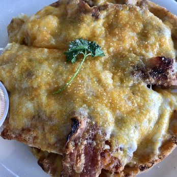 Aloha Stacks - chicken and waffles with cheese .. didn't try this one but sister loved it! - Pancakes Near Me - Cerritos, California Aloha Stacks - chicken and waffles with cheese .. didn't try this one but sister loved it! - Pancakes Near Me - Cerritos, California