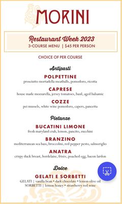 Menu photo 4 Osteria Morini Bernardsville, NJ Menu photo 4 Osteria Morini Bernardsville, NJ