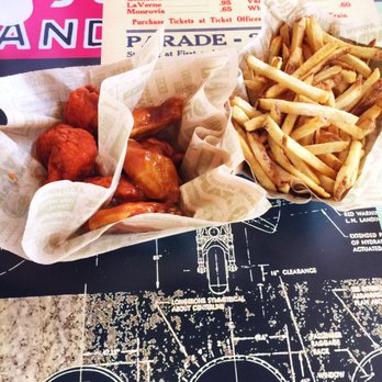 Wingstop - Garlic Parmesan and Hawaiian wings plus hand cut fries - Chicken Wings Near Me - Torrance, California Wingstop - Garlic Parmesan and Hawaiian wings plus hand cut fries - Chicken Wings Near Me - Torrance, California