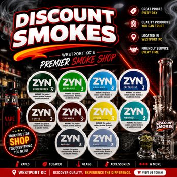 DISCOUNT SMOKES - Updated May 2026 - 20 Photos - 1130 Westport Rd, Kansas  City, Missouri - Vape Shops - Phone Number