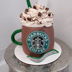 3D coffee mug cake