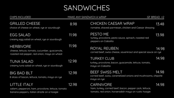 Menu photo 1 The Bestro Rapid City, SD Menu photo 1 The Bestro Rapid City, SD