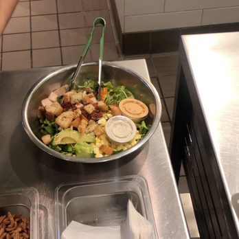 Salata - My salad before mixing and putting it to go!! - Salad Near Me - San Antonio, Texas