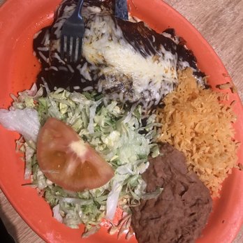 Arandas Mexican Grille - Molé enchiladas - Mexican Near Me - Rockport, Texas