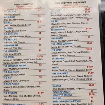Gone Awol Cafe - The Chesty Puller was a great leader and delicious hot dog! - Arcades Near Me - Jacksonville, North Carolina Gone Awol Cafe - The Chesty Puller was a great leader and delicious hot dog! - Arcades Near Me - Jacksonville, North Carolina