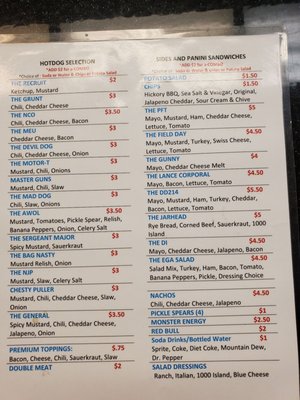 Menu photo 1 Gone Awol Cafe Jacksonville, NC Menu photo 1 Gone Awol Cafe Jacksonville, NC