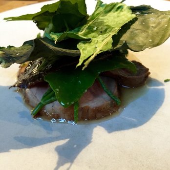 Restaurant Relæ - Grilled lamb from North of Denmark served with dehydrated seaweed and herbs - Scandinavian Near Me - Copenhagen, 84