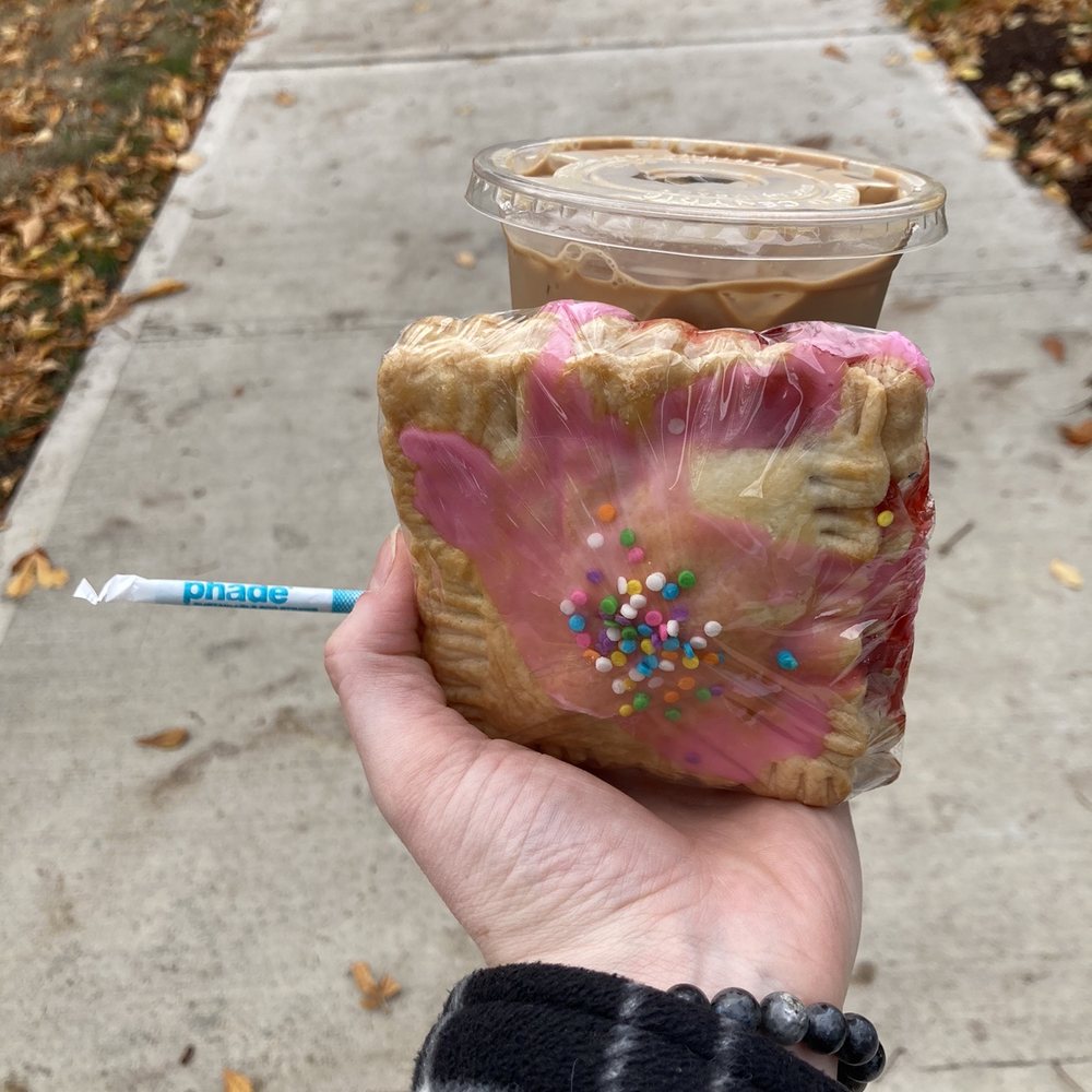 Cosmonaut Coffee - 16 ounce iced mocha and a jam filled pastry - Coffee & Tea Near Me - Tacoma, Washington Cosmonaut Coffee - 16 ounce iced mocha and a jam filled pastry - Coffee & Tea Near Me - Tacoma, Washington