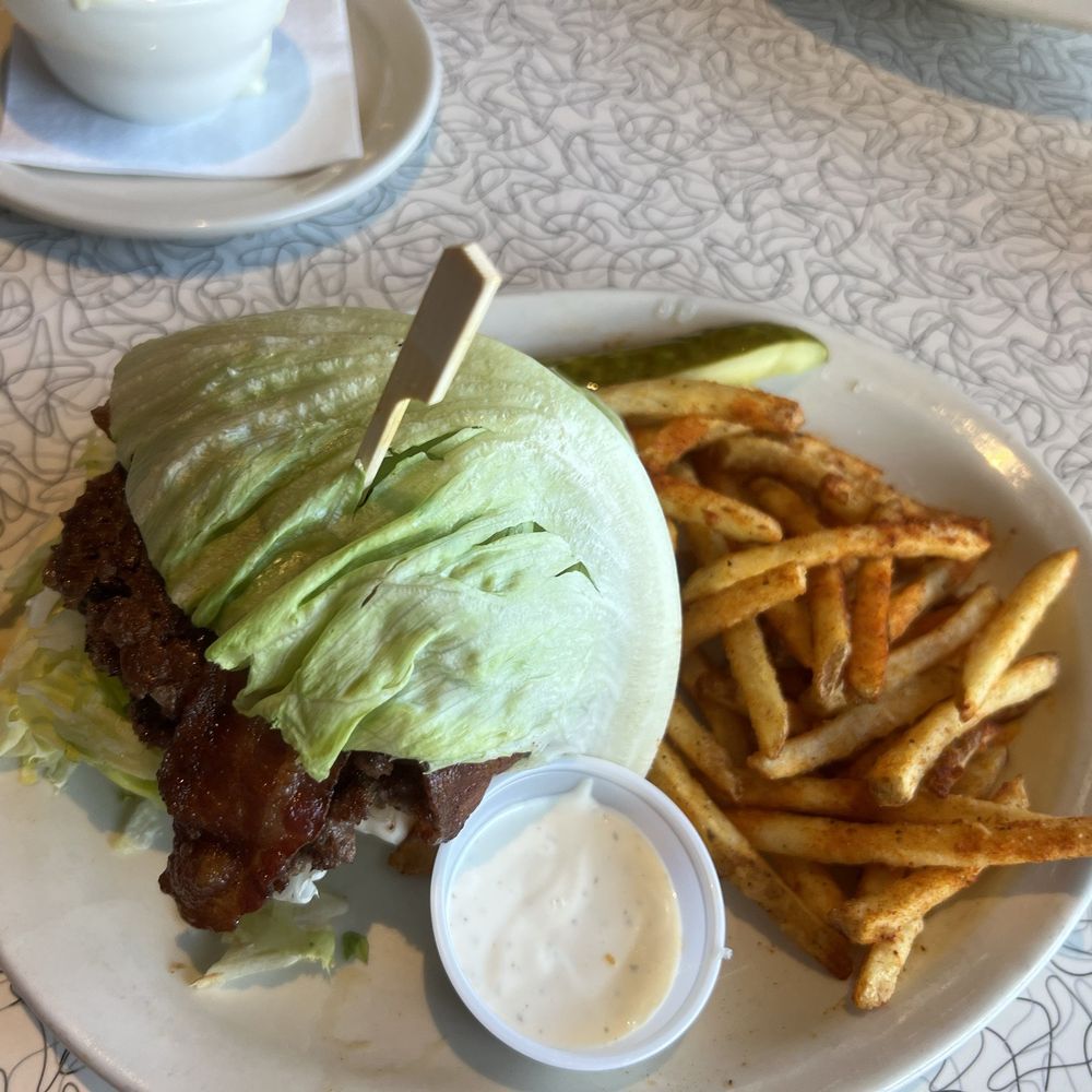 Bubba's 33 - Bubba's Bacon Cheeseburger* as a lettuce wrap w/fire fries - Pizza Near Me - Colorado Springs, Colorado