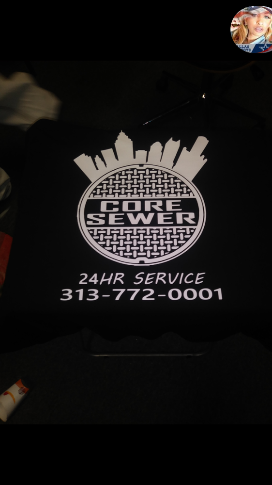 Slide of Core Sewer & Drain Cleaning