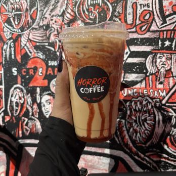 Horror Vibes Coffee - Carrie White Mocha must try - Coffee & Tea Near Me - Las Vegas, Nevada Horror Vibes Coffee - Carrie White Mocha must try - Coffee & Tea Near Me - Las Vegas, Nevada