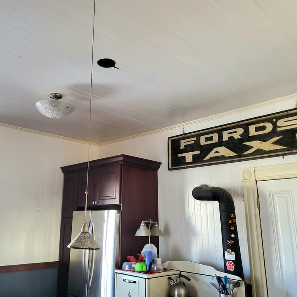 N Style Painting - Ceiling in kitchen. Location of old ceiling fixture. - Painters Near Me N Style Painting - Ceiling in kitchen. Location of old ceiling fixture. - Painters Near Me