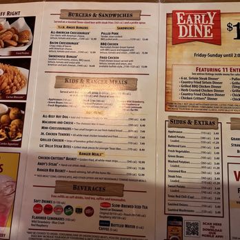 Texas Roadhouse - Menu - Steakhouses Near Me - Coon Rapids, Minnesota