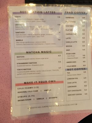 Menu photo 1 Voyager Craft Coffee San Jose, CA Menu photo 1 Voyager Craft Coffee San Jose, CA