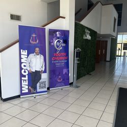 The Chosen Vessel Church - The lobby and entrance to the balcony