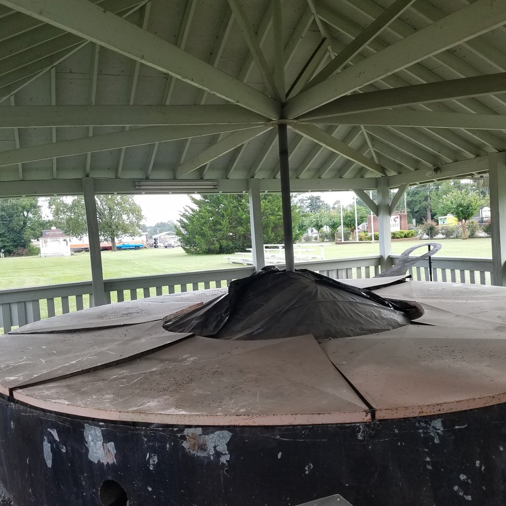 World's Largest Frying Pan - Covered pan - Landmarks & Historical Buildings Near Me - Wallace, North Carolina